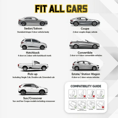 🔥🔥Breathable & Anti-Slip Viscose filament Car Seat Covers